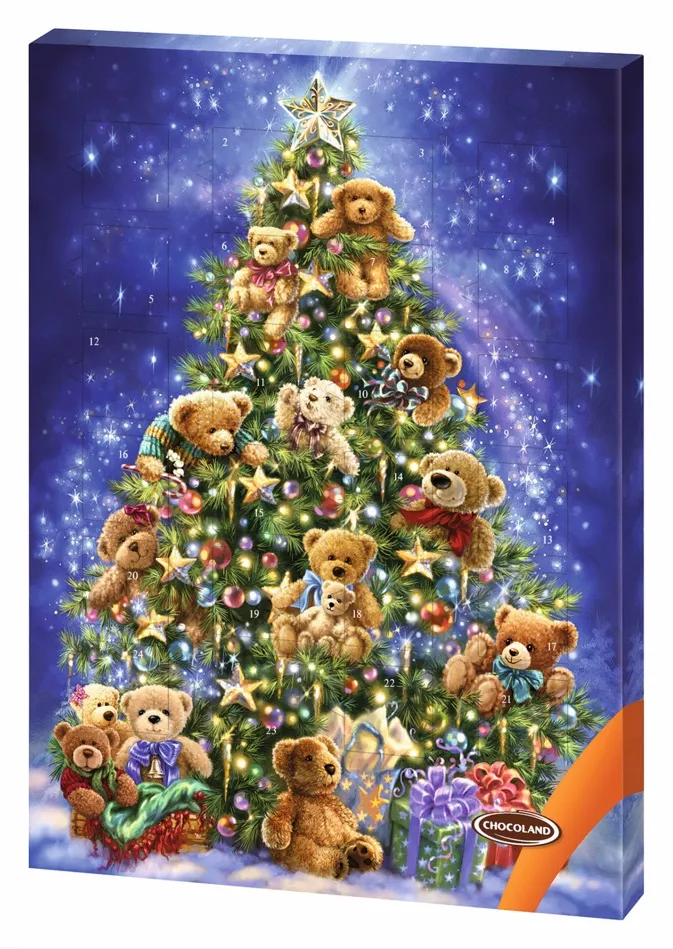 Adventní kalendář Strom s medvídky 50 g