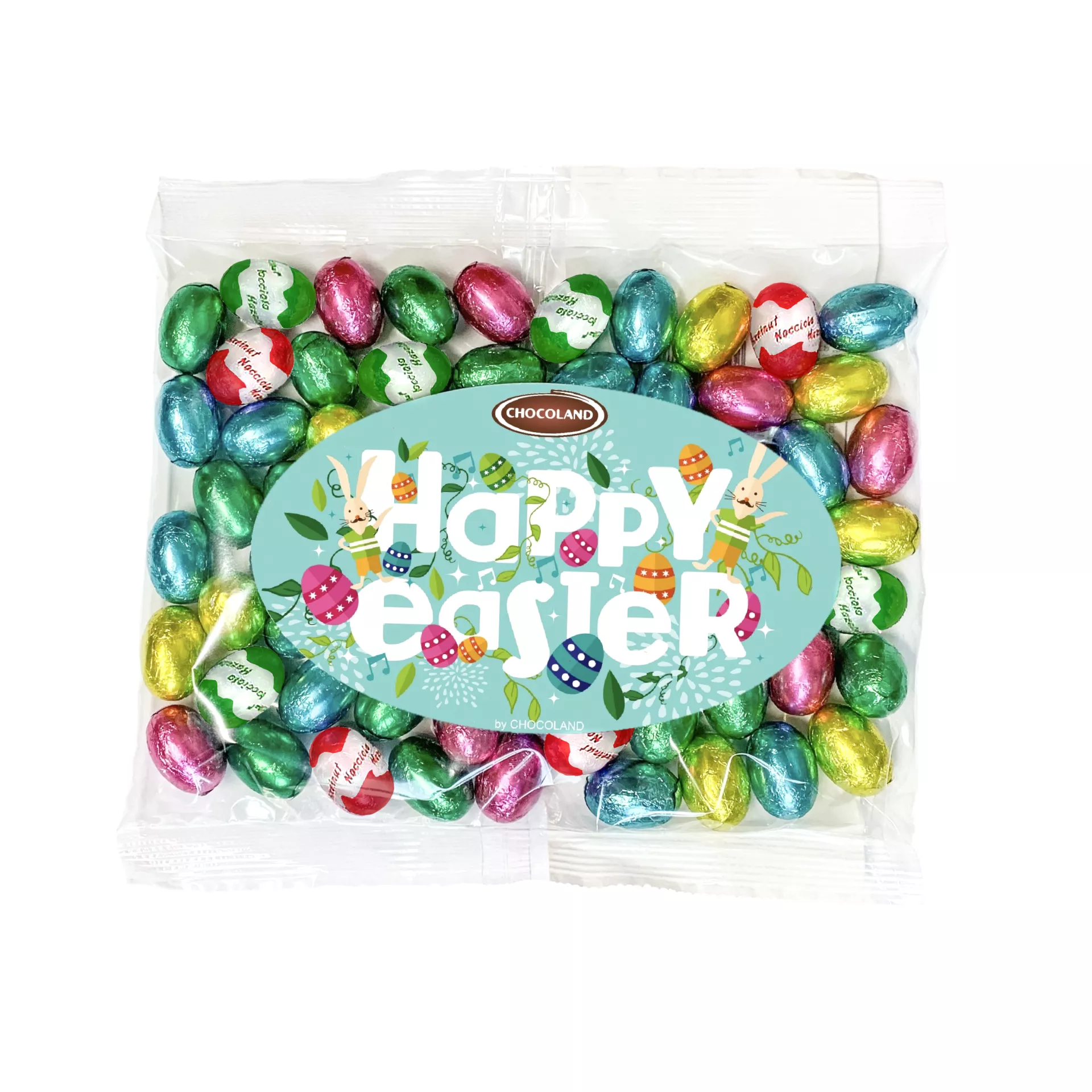 Bag with filled easter eggs 500 g