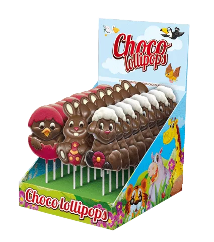 Chocolate lollipops bunny, lamb, chick 35 g