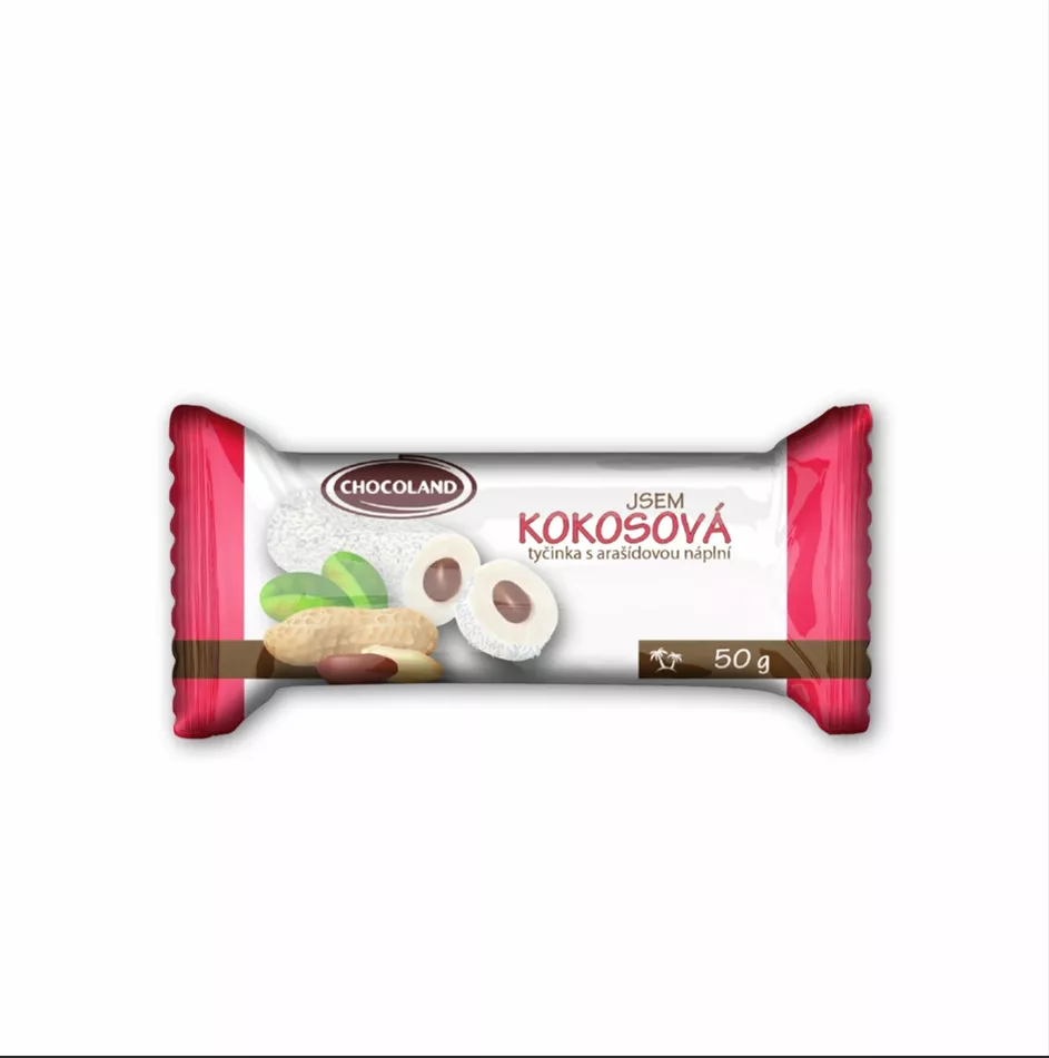 Coconut bar with peanut spread 50g