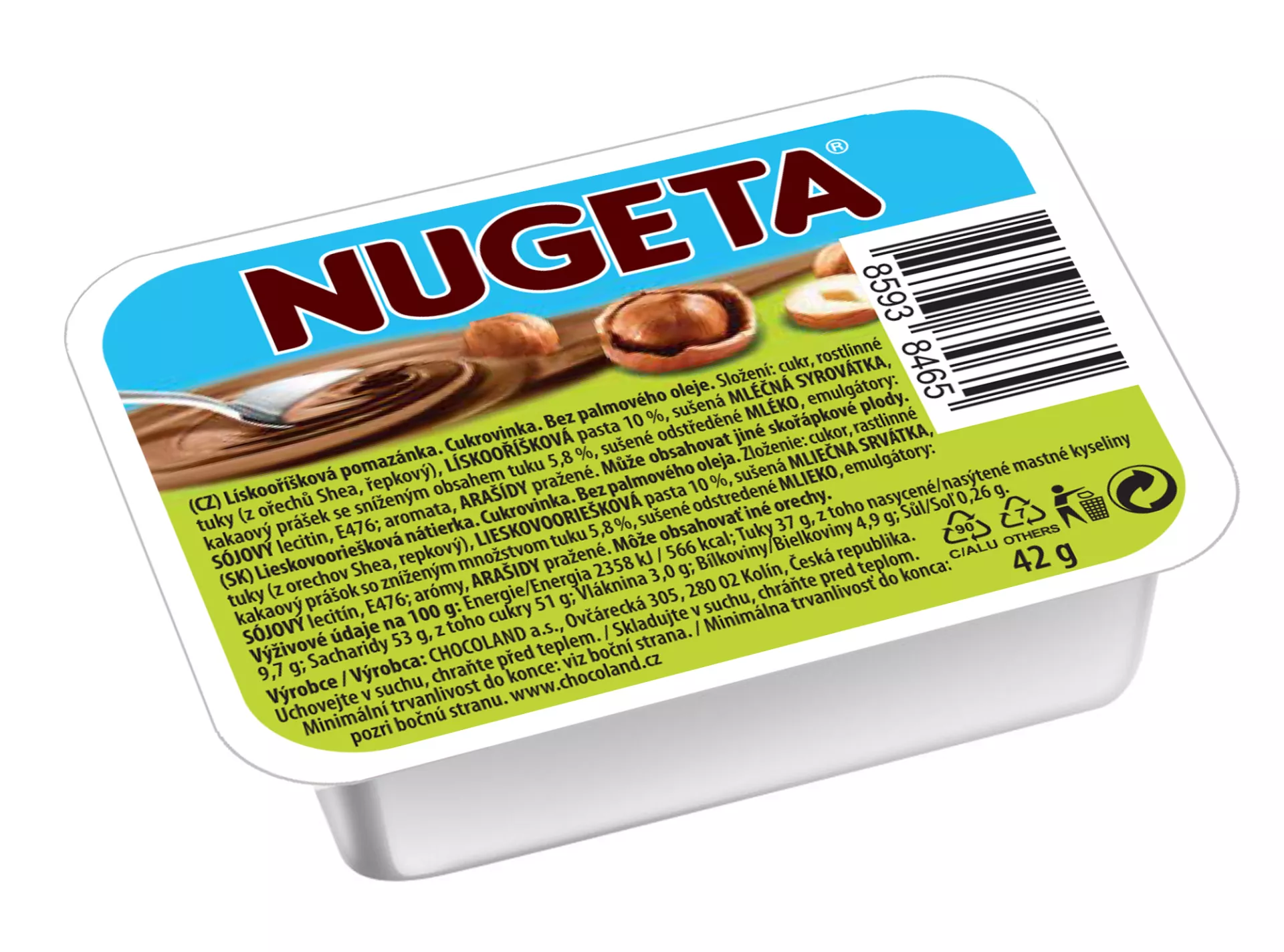 Nugeta 42 g lískooříšková